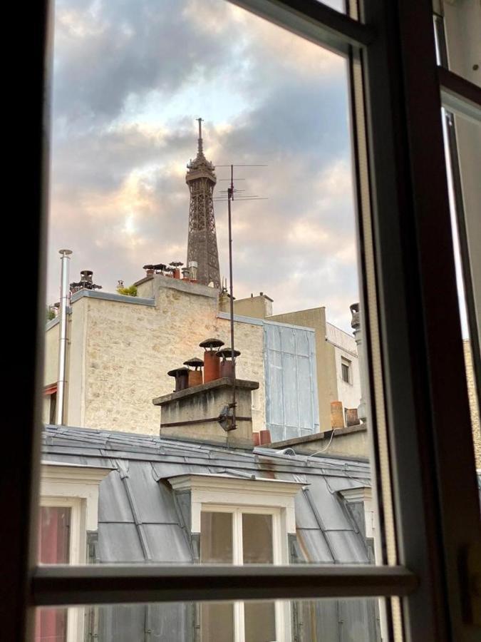 Modern Appartement W/ Tour Eiffel View In The 7Th Paris Exterior photo